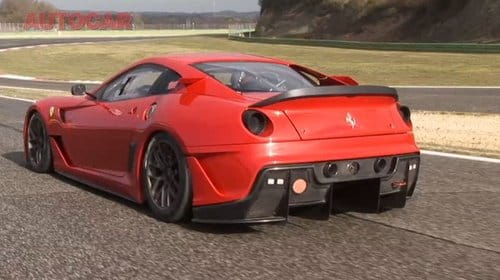Autocar y su prueba en vídeo del Ferrari 599XX en circuito
