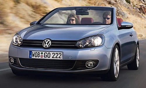 Volkswagen Golf Cabrio 2012, recreación