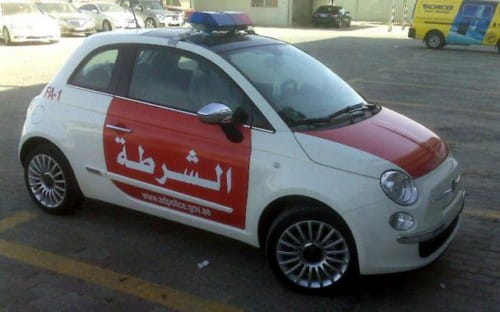 Fiat 500 para la Policía de Abu Dhabi