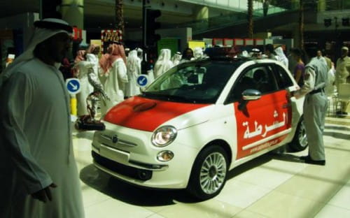 Fiat 500 para la Policía de Abu Dhabi