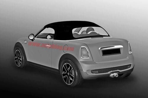 Mini Roadster y Mini Coupé, los bocetos filtrados de producción