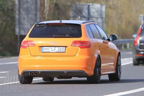 Audi RS3, mula de pruebas