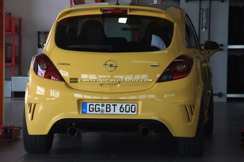Fotos espía del posible Opel Corsa OPC Nürburgring Edition