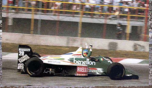 Gerhard Berger (Benetton-BMW) - GP Mexico 1986