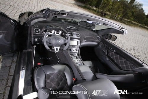 Mercedes SL convertido a SL 65 AMG Black Series por TC Concepts