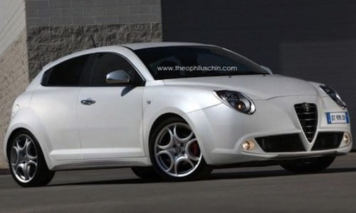 Alfa Romeo MiTo de cinco puertas, recreación