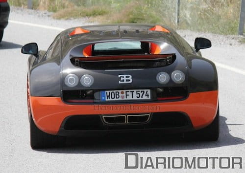 Fotos espía del Bugatti Veyron Super Sport