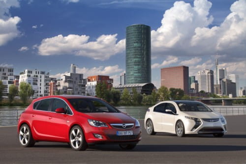 Opel Astra J y Opel Ampera