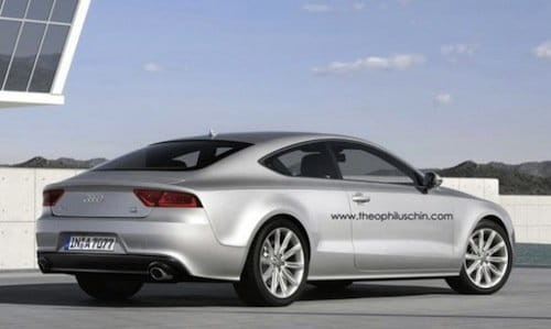 Audi A7 coupé, recreación