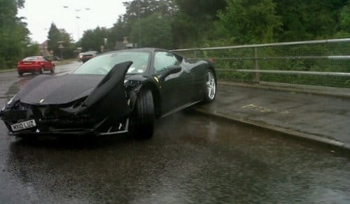 Otro accidente más de un Ferrari 458 Italia