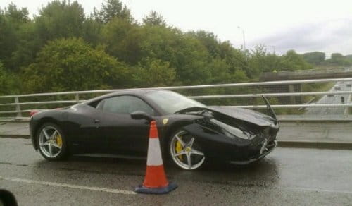 Otro accidente más de un Ferrari 458 Italia