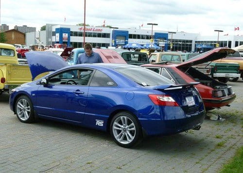 El Honda Civic que se camufló en una concentración de Ford