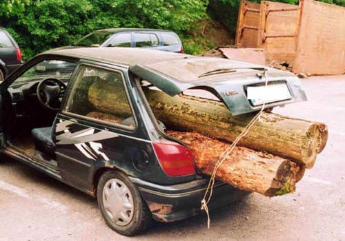 Objetos perdidos en la carretera