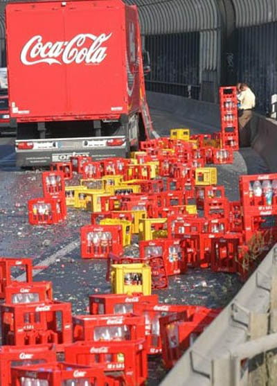 Objetos perdidos en la carretera