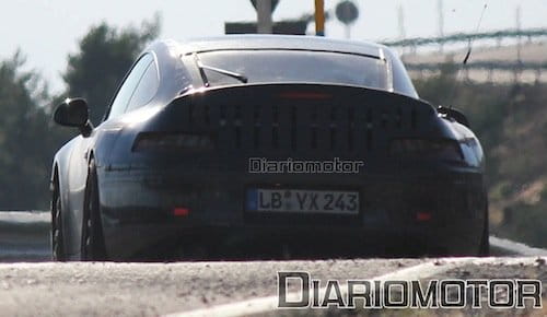 Fotografíamos el nuevo Porsche 911 de pruebas como prototipo