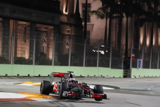 Jenson Button (McLaren) - GP Singapur 2010