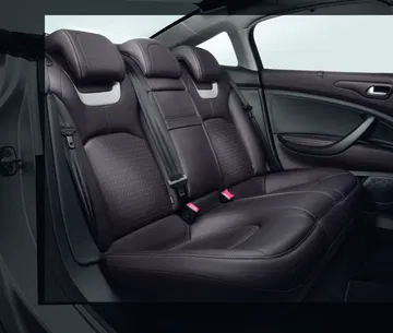 Asientos de cuero con diseño ergonómico del Citroën C5.