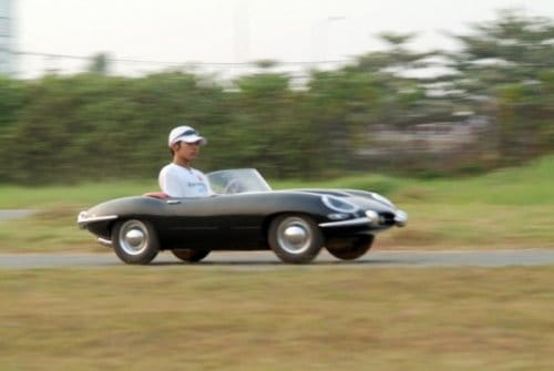 Jaguar E-Type en miniatura