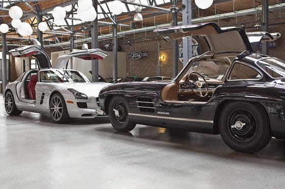 Mercedes 300 SL y SLS AMG, clásicos frente a frente