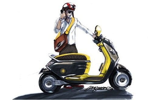 Mini E Scooter Concept