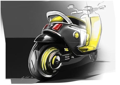 Mini E Scooter Concept