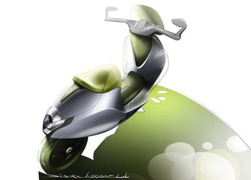 Bocetos de la smart e-scooter