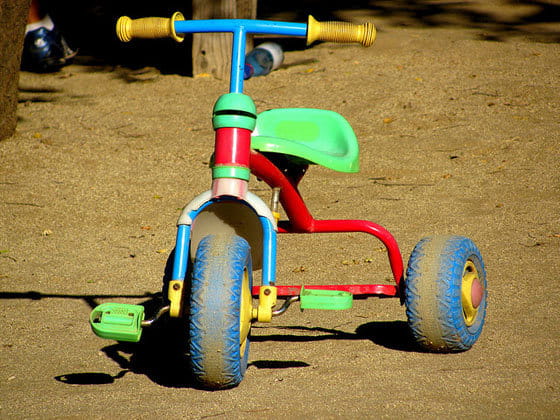 Triciclo de juguete