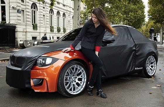 BMW Serie 1 M Coupé camuflado en París