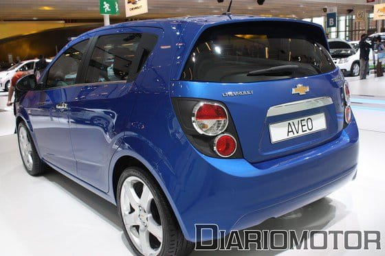 Chevrolet Aveo, el pequeñín travieso se destapa en París