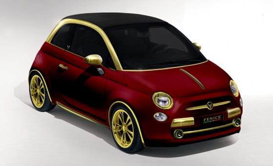 Fiat 500C de Fenice Milano con inserciones de oro puro