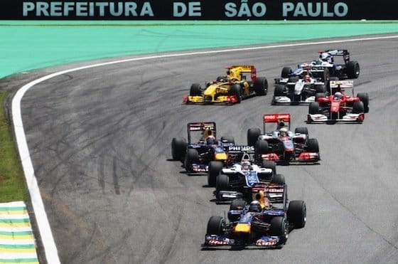 Salida GP Brasil 2010