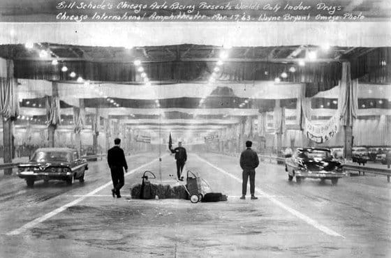 La historia de la única pista indoor de drag racing