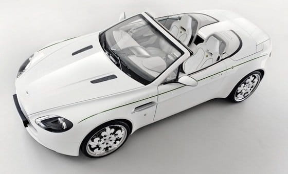 Aston Martin V8 Vantage Volante Blanc de Blancs diseñado por Graf Weckerle 