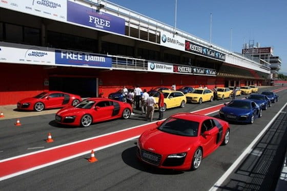 Curso de conducción de Audi, Audi R8 y TT