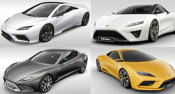 Lotus Elise, Elan, Esprit y Eterne Concept