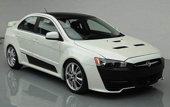 Proton Jebat Concept basado en el Mitsubishi Lancer Evolution X