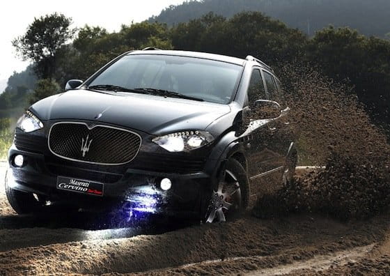 Recreación del SUV de Maserati