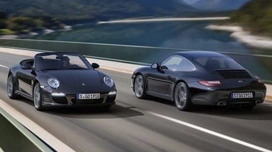 Porsche 911 Carrera Coupé & Cabriolet Black Edition