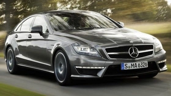 Faros LED del Mercedes CLS 63 AMG