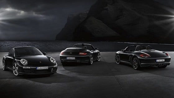 Porsche 911, 911 Cabrio y Boxster S Black Edition