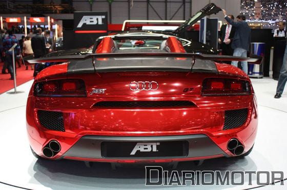 ABT presente en Ginebra un precioso R8 Spyder rojo y un R8 plateado