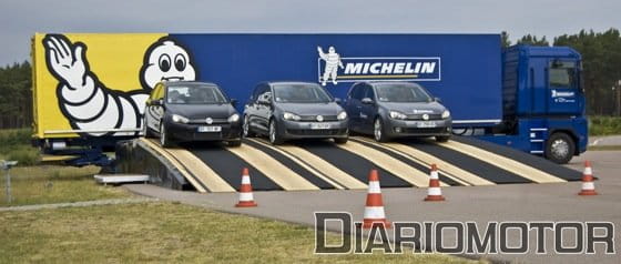 Pruebas neumáticos Michelin en Berlin