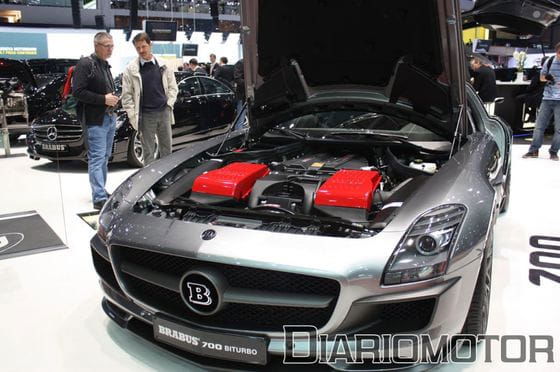 Brabus 700 Biturbo, un SLS AMG de lo más bruto en Ginebra