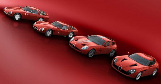 Los Alfa Romeo TZ de Zagato: TZ, TZ2, TZ3 Corsa y TZ3 Stradale