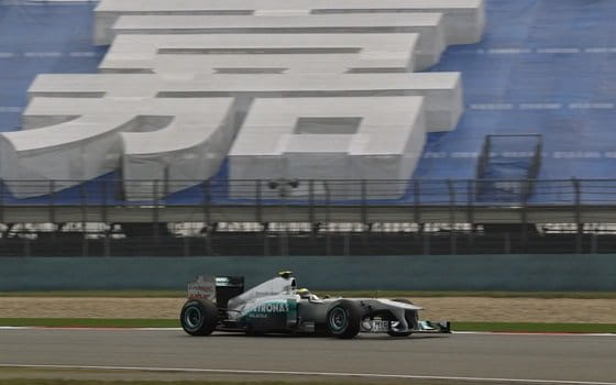 Nico Rosberg (Mercedes GP)) - GP de China 2011