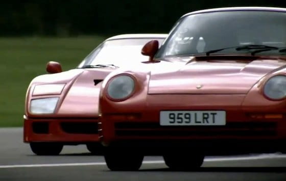 Ferrari F40 vs Porsche 959