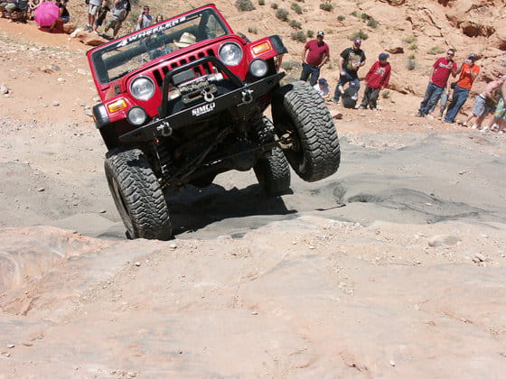 En Semana Santa, el desierto del Moab en un Jeep Wrangler Rubicon