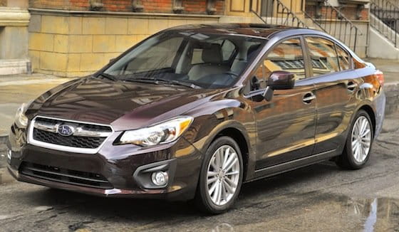 Subaru Impreza sedán 2012