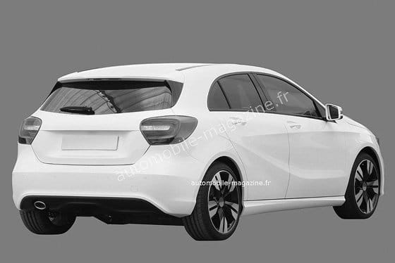 Boceto Mercedes Clase A 2012