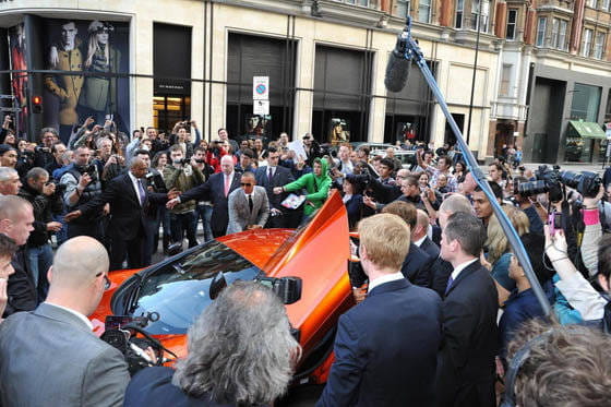 Inauguración concesionario McLaren en Londres
